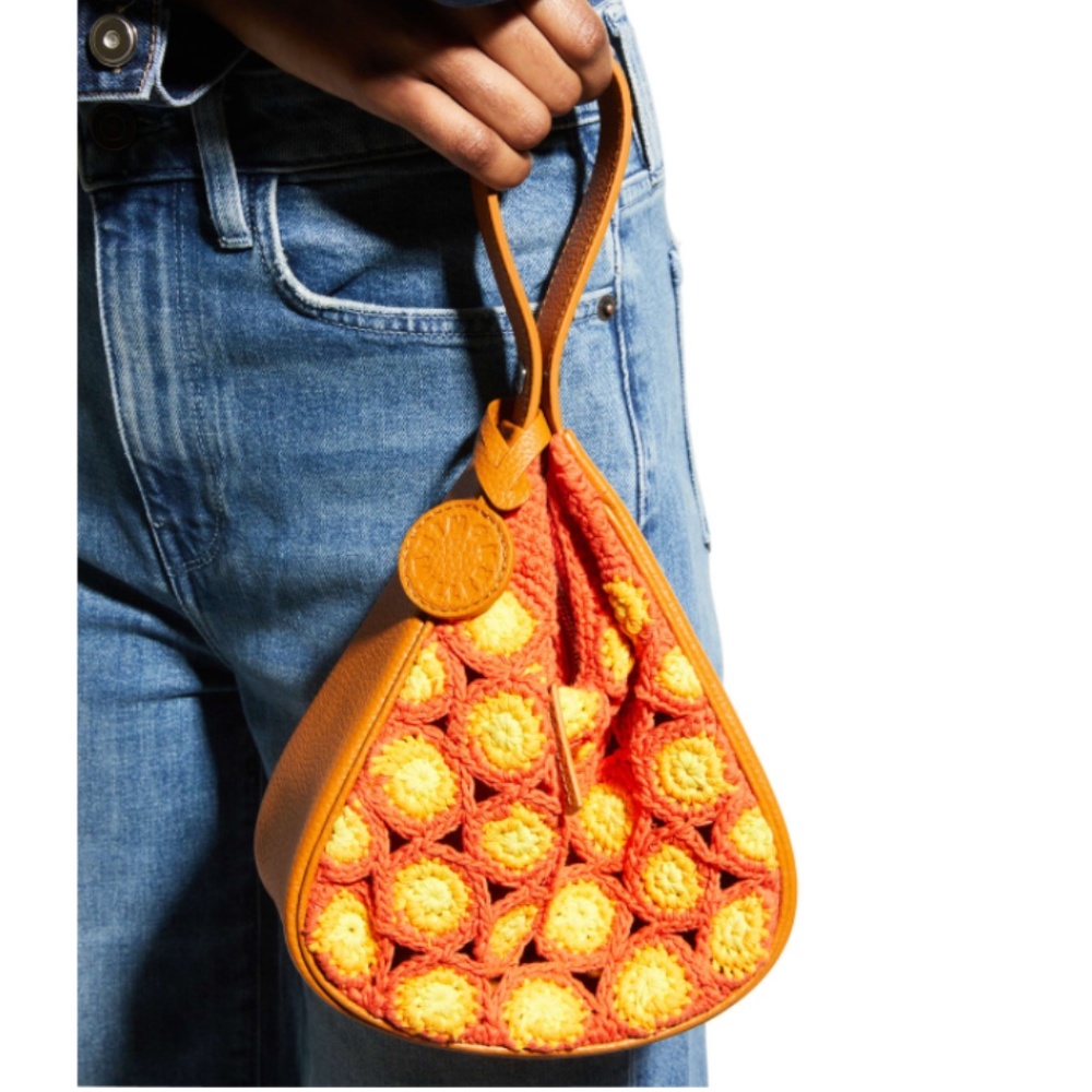 NWT $390 Simon Miller Crochet Snap Shoulder Bag! - Picture 3 of 6